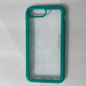 Speck Presidio V Grip Case For iPhone 6s Plus, 7 Plus, 8 Plus Blue No Box